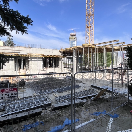 Budowa Capital Towers Residence przy skrzyżowaniu ulic Lenartowicza i Podpromie [SIERPIEŃ 2023] - fot 10